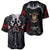 Skull Baseball Jersey Double Skull And Death Angel - Wonder Print Shop