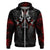 Skull Hoodie Double Skull And Death Angel - Wonder Print Shop