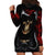 Skull Hoodie Dress Double Skull And Death Angel - Wonder Print Shop