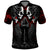 Skull Polo Shirt Double Skull And Death Angel - Wonder Print Shop