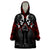 Skull Wearable Blanket Hoodie Double Skull And Death Angel DT01