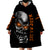 Skull Wearable Blanket Hoodie Ride Or Die DT01