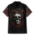 Skull Hawaiian Shirt Red Rose - Wonder Print Shop