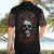 Skull Hawaiian Shirt Red Rose - Wonder Print Shop