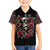 Skull Hawaiian Shirt Red Rose - Wonder Print Shop