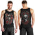 Skull Men Tank Top Red Rose DT01