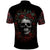 Skull Polo Shirt Red Rose - Wonder Print Shop