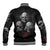 Skull Baseball Jacket No See No Hear No Speak Evil - Wonder Print Shop