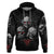 Skull Hoodie No See No Hear No Speak Evil - Wonder Print Shop