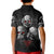 Skull Kid Polo Shirt No See No Hear No Speak Evil - Wonder Print Shop