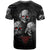 Skull T Shirt No See No Hear No Speak Evil DT01