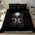 Skull Bedding Set No See Evil Red Rose Jean - Wonder Print Shop