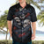 Skull Hawaiian Shirt No See Evil Red Rose Jean - Wonder Print Shop