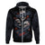 Skull Hoodie No See Evil Red Rose Jean - Wonder Print Shop