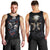 Skull Men Tank Top No See Evil Red Rose Jean DT01