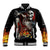 Skull Baseball Jacket Skeleton Ripped Inside Flame - Wonder Print Shop