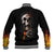 Skull Baseball Jacket Skeleton Ripped Inside Flame - Wonder Print Shop