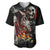 Skull Baseball Jersey Skeleton Ripped Inside Flame - Wonder Print Shop