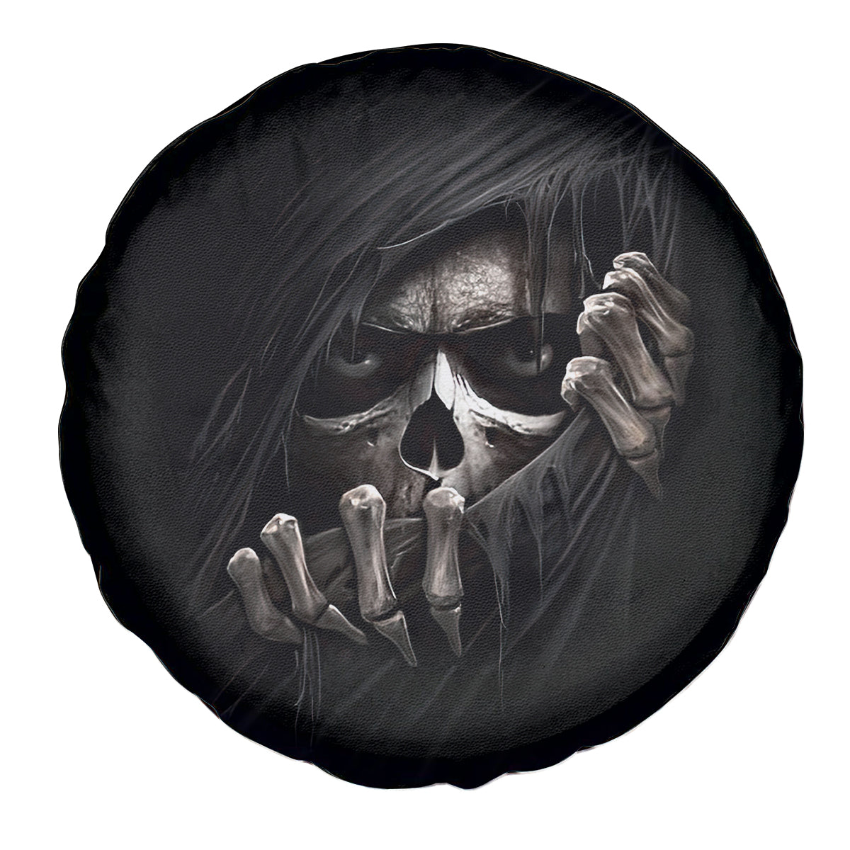 Skull Spare Tire Cover Evil Skeleton Look Inside - Wonder Print Shop