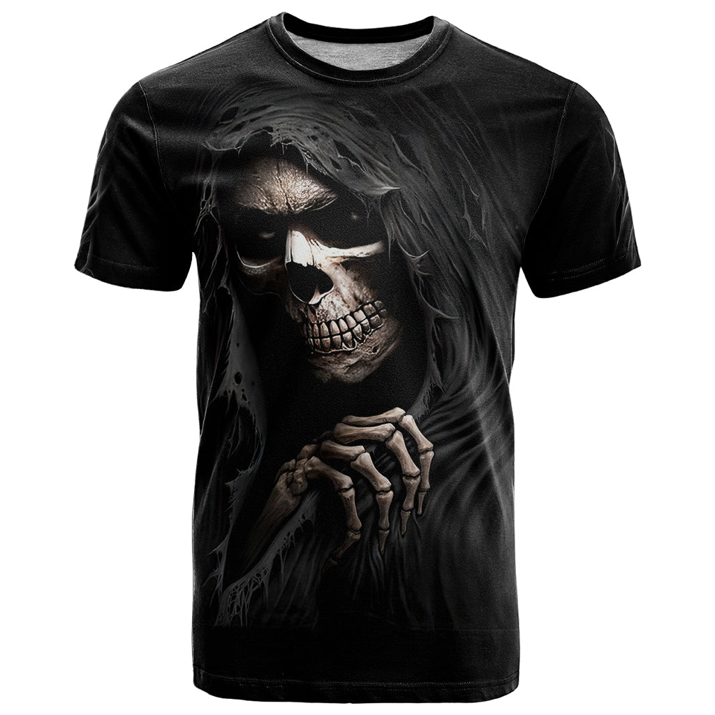 Skull T Shirt Evil Skeleton Look Inside DT01