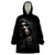 Skull Wearable Blanket Hoodie Evil Skeleton Look Inside DT01