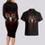 Skull Couples Matching Long Sleeve Bodycon Dress and Hawaiian Shirt Boy Band Queen - Wonder Print Shop