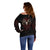 Skull Off Shoulder Sweater Boy Band Queen - Wonder Print Shop