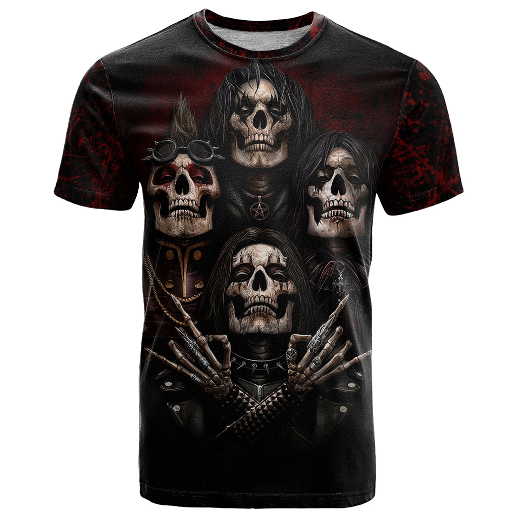 Skull T Shirt Boy Band Queen DT01