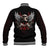 Skull Baseball Jacket Blood Skull Survivor - Wonder Print Shop