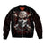 Skull Bomber Jacket Blood Skull Survivor - Wonder Print Shop