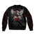 Skull Bomber Jacket Blood Skull Survivor - Wonder Print Shop