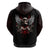 Skull Hoodie Blood Skull Survivor - Wonder Print Shop