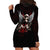 Skull Hoodie Dress Blood Skull Survivor - Wonder Print Shop