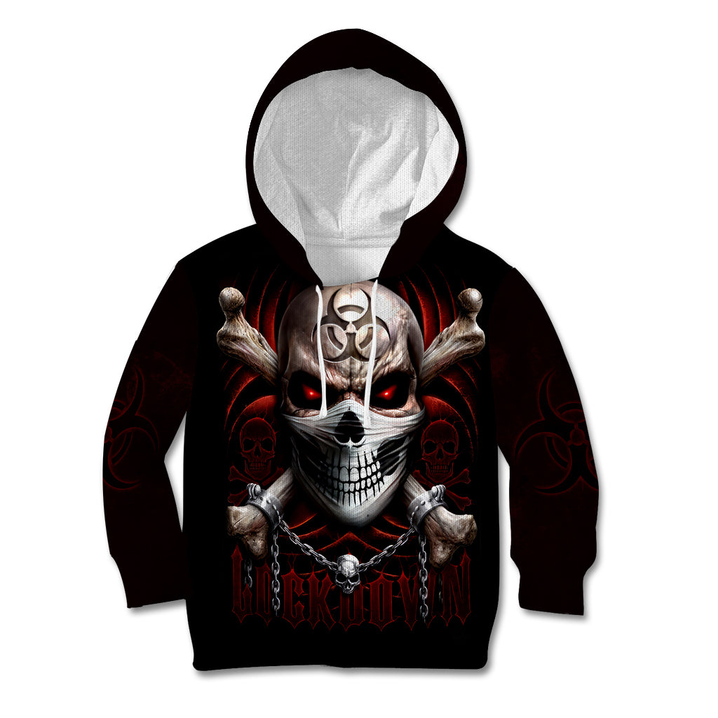 Skull Kid Hoodie Blood Skull Survivor - Wonder Print Shop