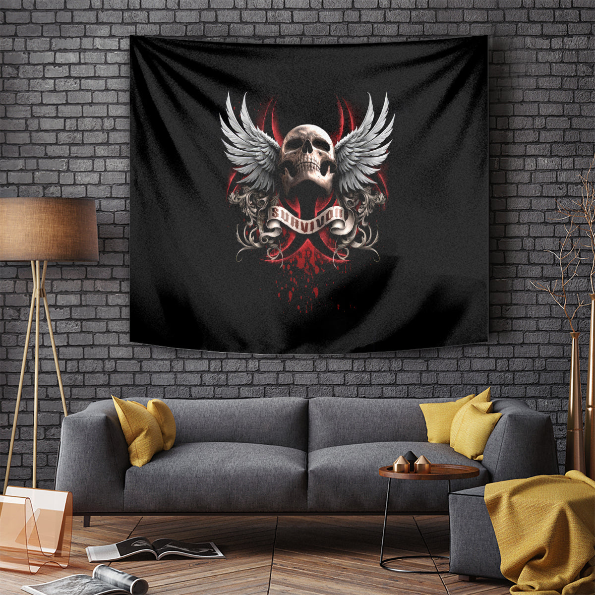 skull-tapestry-blood-skull-survivor