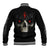 Skull Baseball Jacket Black Reaper - Wonder Print Shop