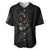 Skull Baseball Jersey Black Reaper - Wonder Print Shop