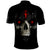 Skull Polo Shirt Black Reaper - Wonder Print Shop