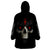 Skull Wearable Blanket Hoodie Black Reaper DT01