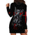 Skull Hoodie Dress Death Skull Crusader - Wonder Print Shop