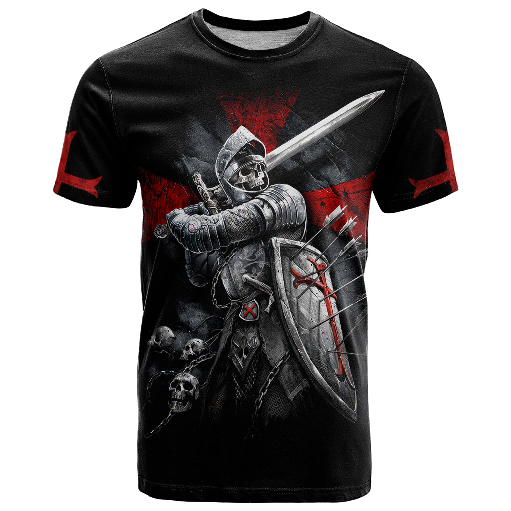 Skull T Shirt Death Skull Crusader DT01