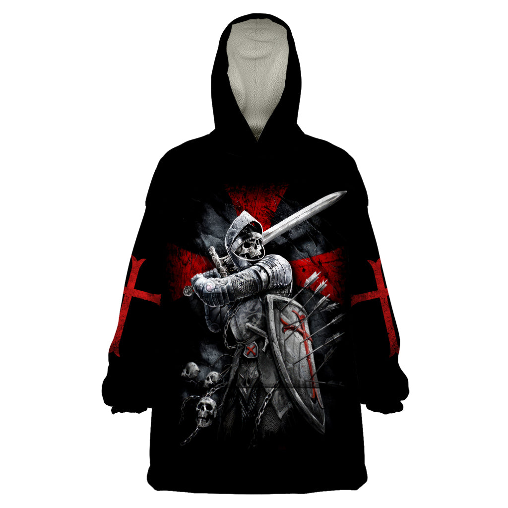 Skull Wearable Blanket Hoodie Death Skull Crusader DT01