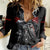 Skull Women Casual Shirt Death Skull Crusader DT01