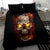 Skull Bedding Set Fire Skull Tattoo Scream - Wonder Print Shop