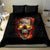 Skull Bedding Set Fire Skull Tattoo Scream - Wonder Print Shop