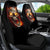 Skull Car Seat Cover Fire Skull Tattoo Scream - Wonder Print Shop