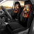 Skull Car Seat Cover Fire Skull Tattoo Scream - Wonder Print Shop