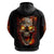 Skull Hoodie Fire Skull Tattoo Scream - Wonder Print Shop