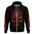 Skull Hoodie Fire Skull Tattoo Scream - Wonder Print Shop