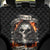 Skull Back Car Seat Cover Gambling Death Fire - Wonder Print Shop